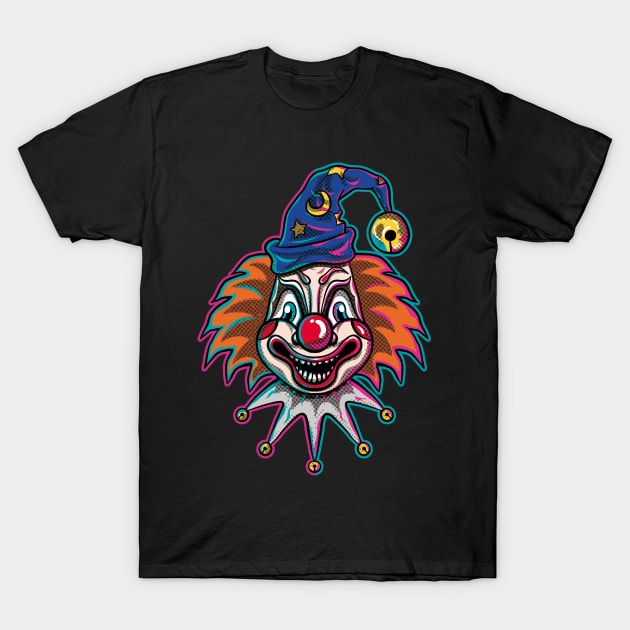 a poltergeist clown T-Shirt by Blueblur_